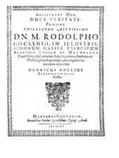 Bibliographia Paracelsistarum/Heinrich Nollius - Theatrum Paracelsicum